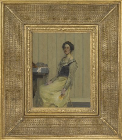 La Comedienne by Thomas Wilmer Dewing